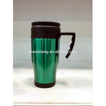 high quality coffee tumbler, insulated coffee mug with handle and lid, coffee cup